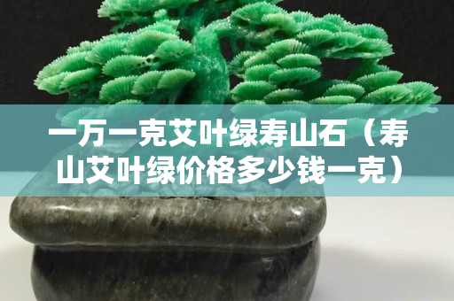 一万一克艾叶绿寿山石（寿山艾叶绿价格多少钱一克）