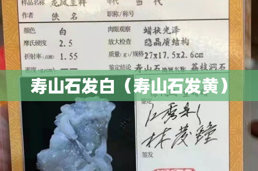 寿山石发白（寿山石发黄）