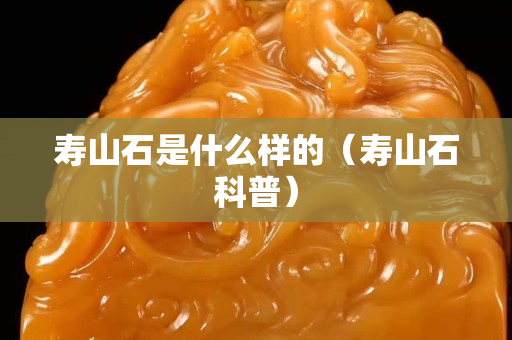 寿山石是什么样的（寿山石科普）