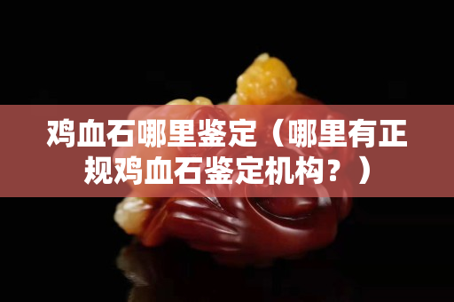 鸡血石哪里鉴定（哪里有正规鸡血石鉴定机构？）