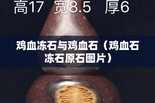 鸡血冻石与鸡血石（鸡血石冻石原石图片）
