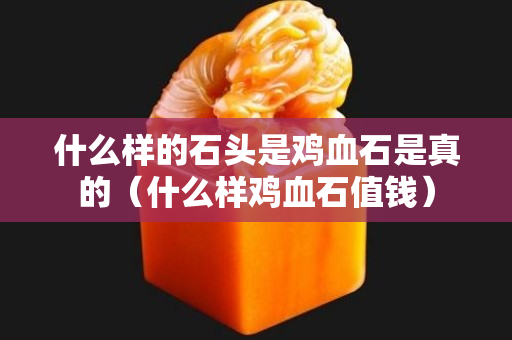 什么样的石头是鸡血石是真的（什么样鸡血石值钱）