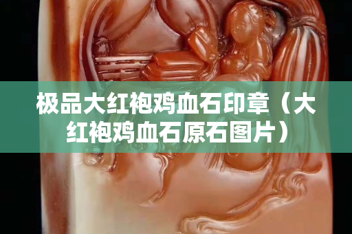 极品大红袍鸡血石印章（大红袍鸡血石原石图片）