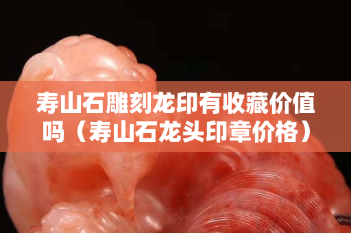寿山石雕刻龙印有收藏价值吗（寿山石龙头印章价格）