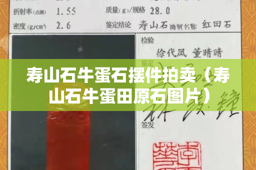 寿山石牛蛋石摆件拍卖（寿山石牛蛋田原石图片）