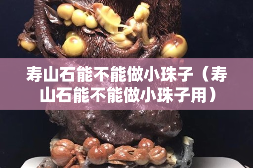 寿山石能不能做小珠子（寿山石能不能做小珠子用）
