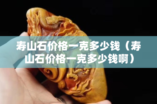 寿山石价格一克多少钱（寿山石价格一克多少钱啊）