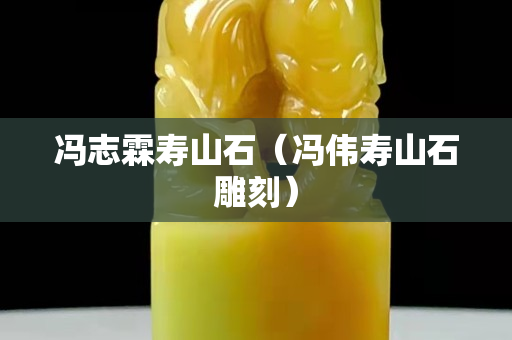冯志霖寿山石（冯伟寿山石雕刻）