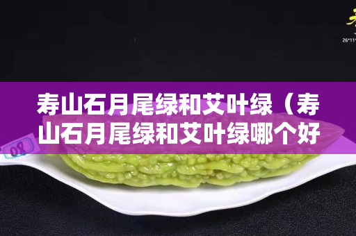 寿山石月尾绿和艾叶绿（寿山石月尾绿和艾叶绿哪个好看）