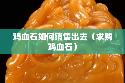 鸡血石如何销售出去（求购鸡血石）