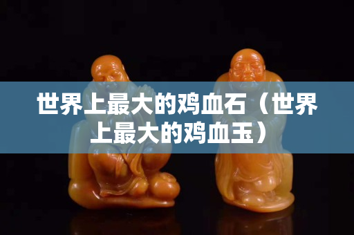 世界上最大的鸡血石（世界上最大的鸡血玉）
