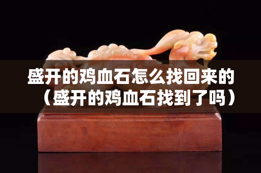 盛开的鸡血石怎么找回来的（盛开的鸡血石找到了吗）