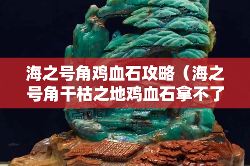 海之号角鸡血石攻略（海之号角干枯之地鸡血石拿不了）