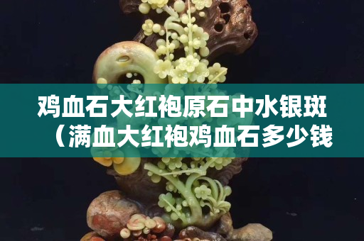 鸡血石大红袍原石中水银斑（满血大红袍鸡血石多少钱一块）