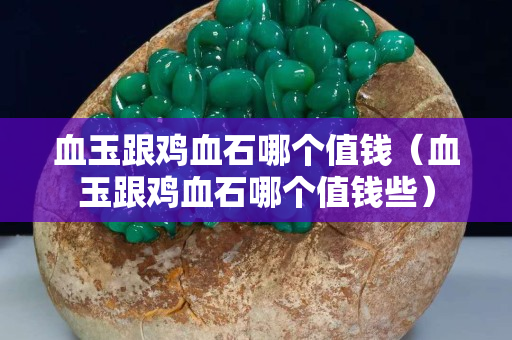 血玉跟鸡血石哪个值钱（血玉跟鸡血石哪个值钱些）