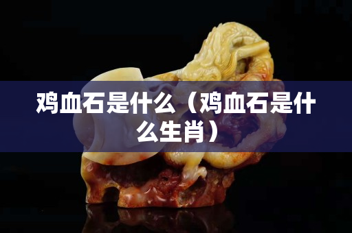 鸡血石是什么（鸡血石是什么生肖）