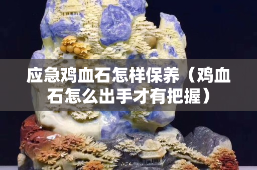 应急鸡血石怎样保养（鸡血石怎么出手才有把握）