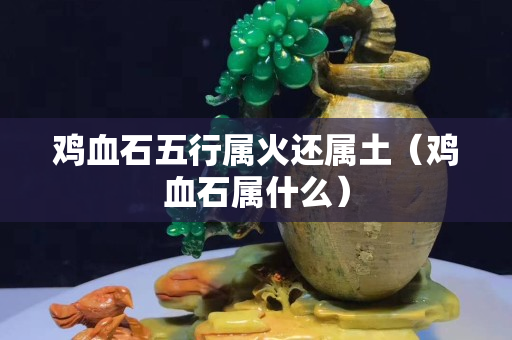鸡血石五行属火还属土（鸡血石属什么）