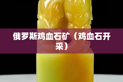 俄罗斯鸡血石矿（鸡血石开采）
