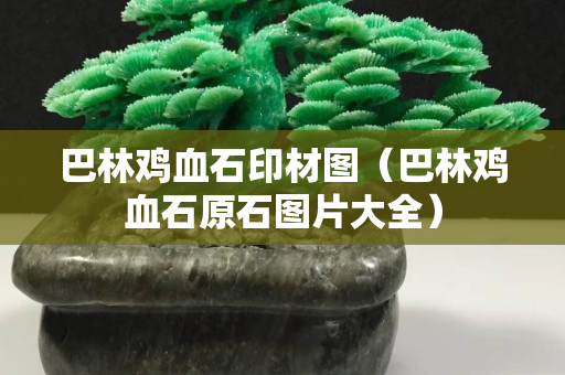 巴林鸡血石印材图（巴林鸡血石原石图片大全）