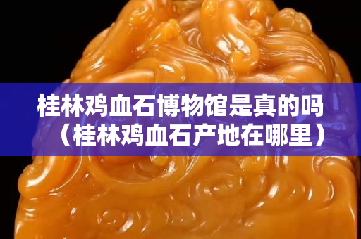 桂林鸡血石博物馆是真的吗（桂林鸡血石产地在哪里）