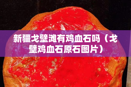 新疆戈壁滩有鸡血石吗（戈壁鸡血石原石图片）
