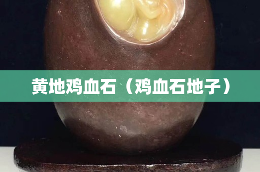黄地鸡血石（鸡血石地子）