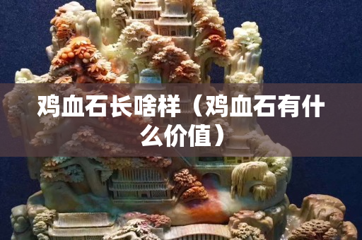 鸡血石长啥样（鸡血石有什么价值）