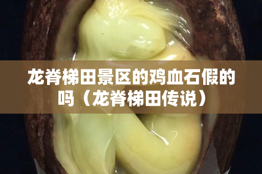龙脊梯田景区的鸡血石假的吗（龙脊梯田传说）