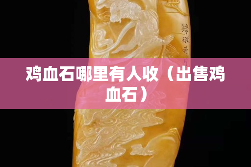 鸡血石哪里有人收（出售鸡血石）