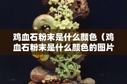 鸡血石粉末是什么颜色（鸡血石粉末是什么颜色的图片）