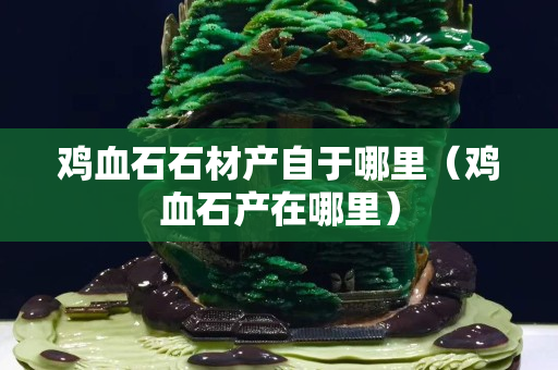 鸡血石石材产自于哪里（鸡血石产在哪里）
