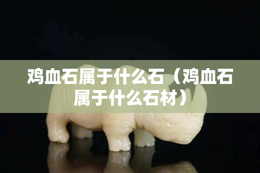 鸡血石属于什么石（鸡血石属于什么石材）