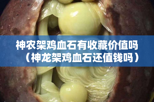 神农架鸡血石有收藏价值吗（神龙架鸡血石还值钱吗）