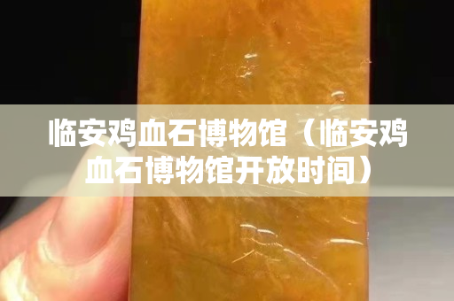 临安鸡血石博物馆（临安鸡血石博物馆开放时间）