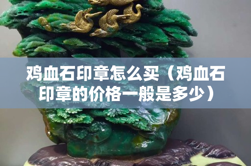 鸡血石印章怎么买（鸡血石印章的价格一般是多少）