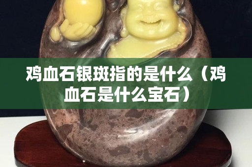 鸡血石银斑指的是什么（鸡血石是什么宝石）