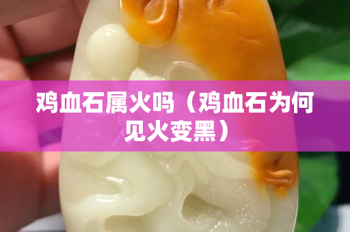 鸡血石属火吗（鸡血石为何见火变黑）