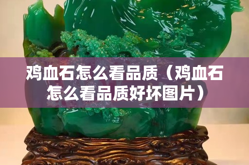 鸡血石怎么看品质（鸡血石怎么看品质好坏图片）