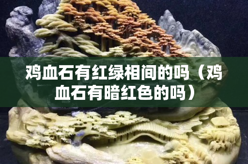 鸡血石有红绿相间的吗（鸡血石有暗红色的吗）