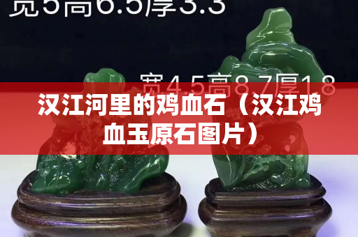 汉江河里的鸡血石（汉江鸡血玉原石图片）