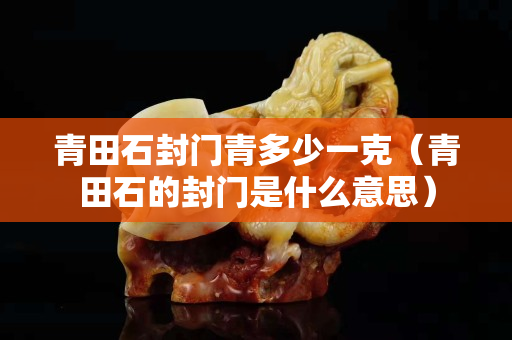 青田石封门青多少一克（青田石的封门是什么意思）