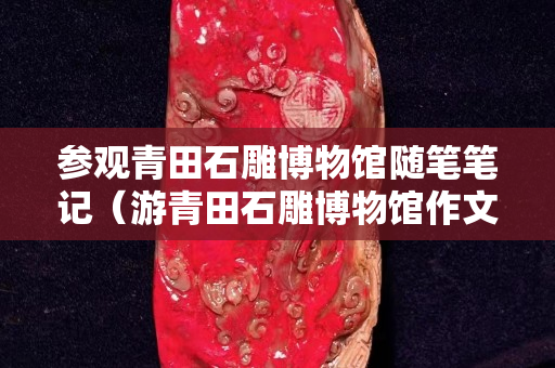 参观青田石雕博物馆随笔笔记（游青田石雕博物馆作文）