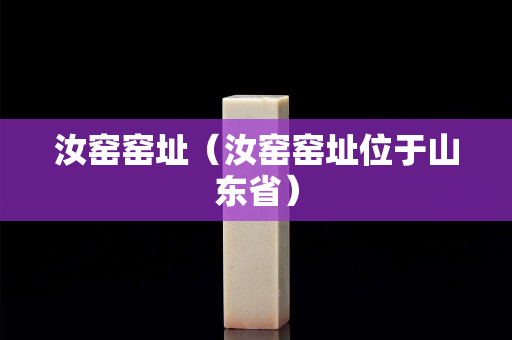 汝窑窑址（汝窑窑址位于山东省）