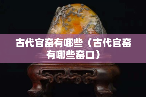 古代官窑有哪些（古代官窑有哪些窑口）