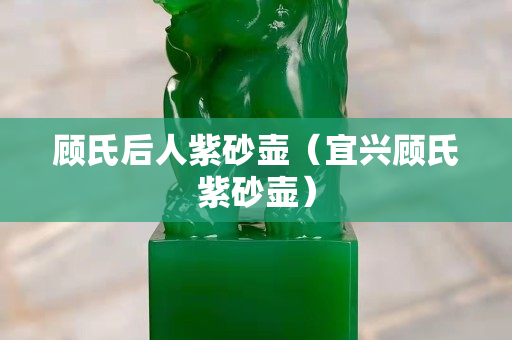 顾氏后人紫砂壶（宜兴顾氏紫砂壶）