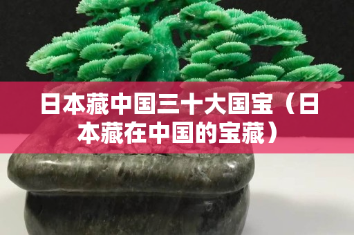日本藏中国三十大国宝（日本藏在中国的宝藏）
