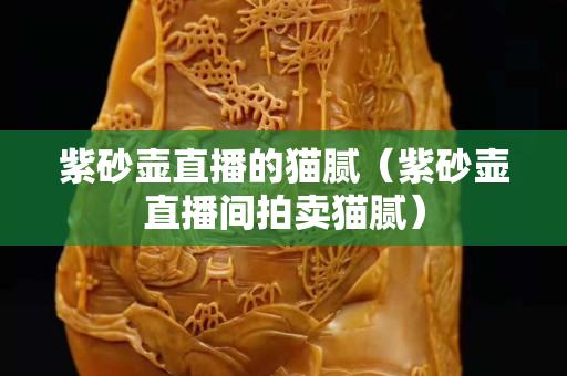 紫砂壶直播的猫腻（紫砂壶直播间拍卖猫腻）