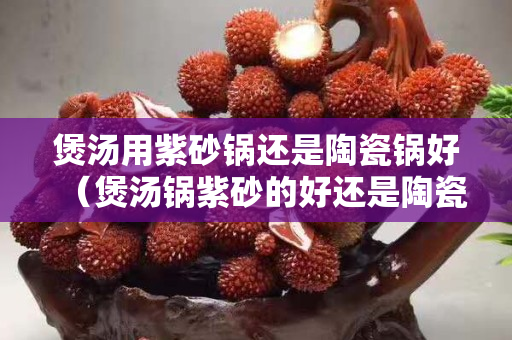 煲汤用紫砂锅还是陶瓷锅好（煲汤锅紫砂的好还是陶瓷的好）
