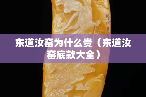 东道汝窑为什么贵（东道汝窑底款大全）